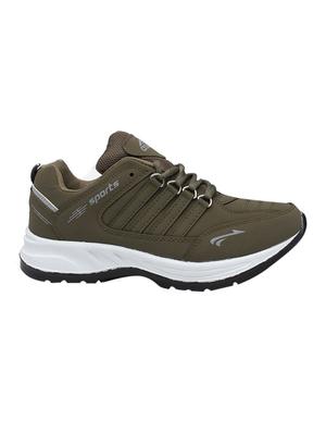 brown Leatherette sport shoe - 15388122 - Standard Image - 2
