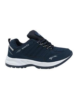 navy Leatherette sport shoe - 15388123 - Standard Image - 2