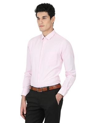 pink cotton formal shirt - 15389915 - Standard Image - 2