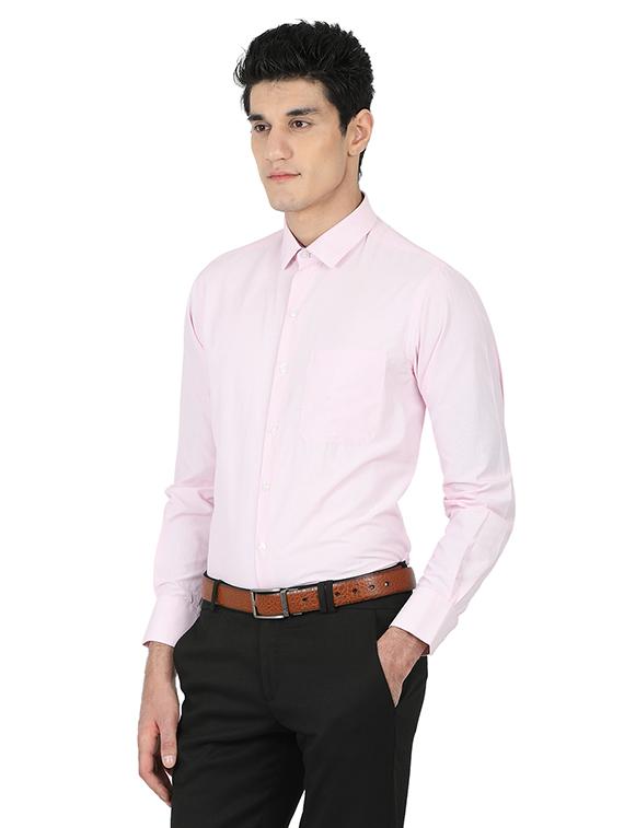 pink cotton formal shirt - 15389915 - Zoom Image - 2