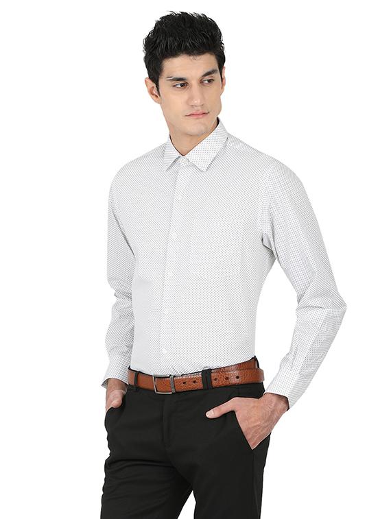 white cotton formal shirt - 15389917 - Zoom Image - 2