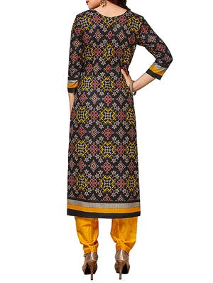 Multi print unstitched salwar suit - 15390814 - Standard Image - 2