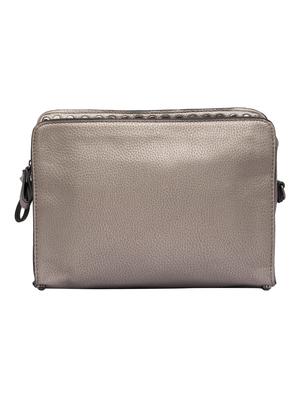 brown leatherette (pu) regular sling bag - 15392745 - Standard Image - 2