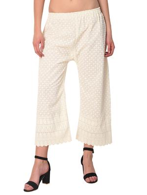 set of 2 chikankari straight palazzo - 15395529 - Standard Image - 5