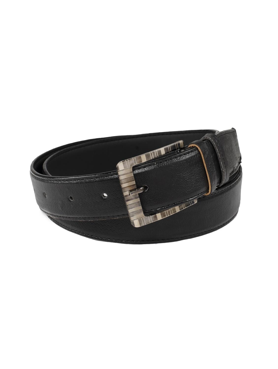 black leatherette belt - 15398230 - Zoom Image - 2