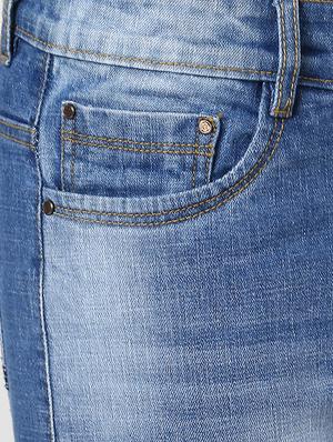 blue denim washed jeans - 15398763 - Standard Image - 5