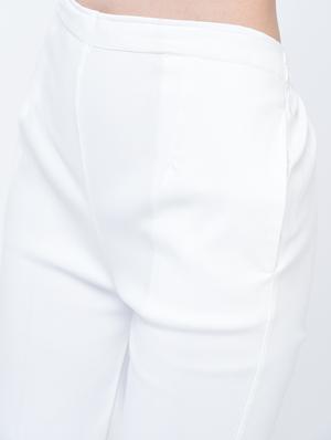 high waist flat front trouser - 15399053 - Standard Image - 5