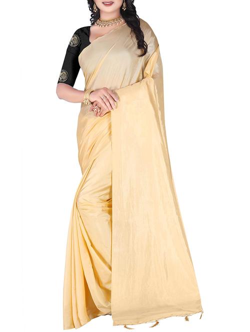 pastel mysore silk saree with tassels with blouse - 15400041 - Standard Image - 1