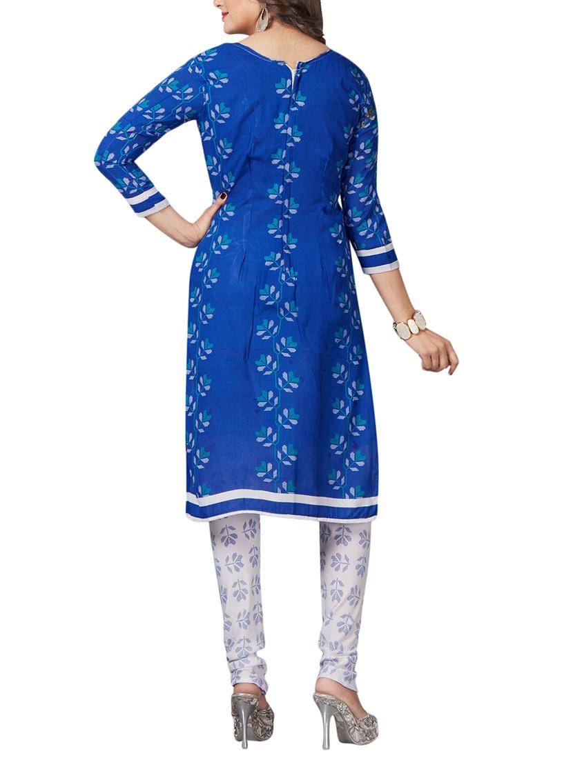 Printed unstitched combo suit - 15400907 - Zoom Image - 5