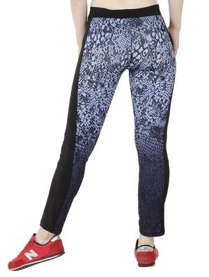 snake print high rise track pant - 15402039 - Standard Image - 2