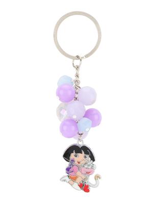 purple plastic necklace set jewellery - 15405886 - Standard Image - 2