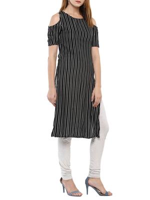 straight stripes kurta - 15406001 - Standard Image - 2