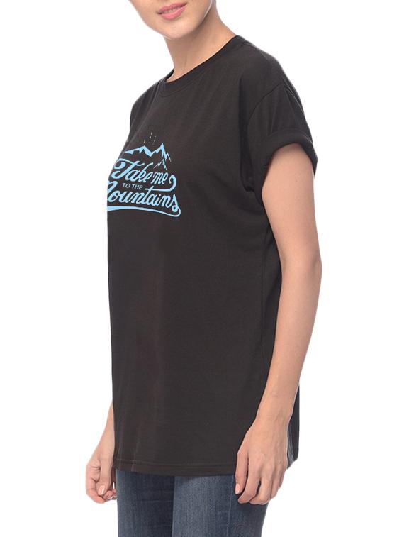 Drop shoulder slogan tee - 15410238 - Zoom Image - 2