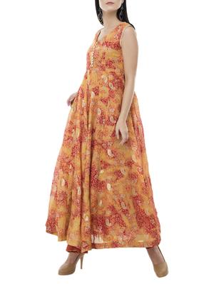 flared printed kurta - 15410258 - Standard Image - 2