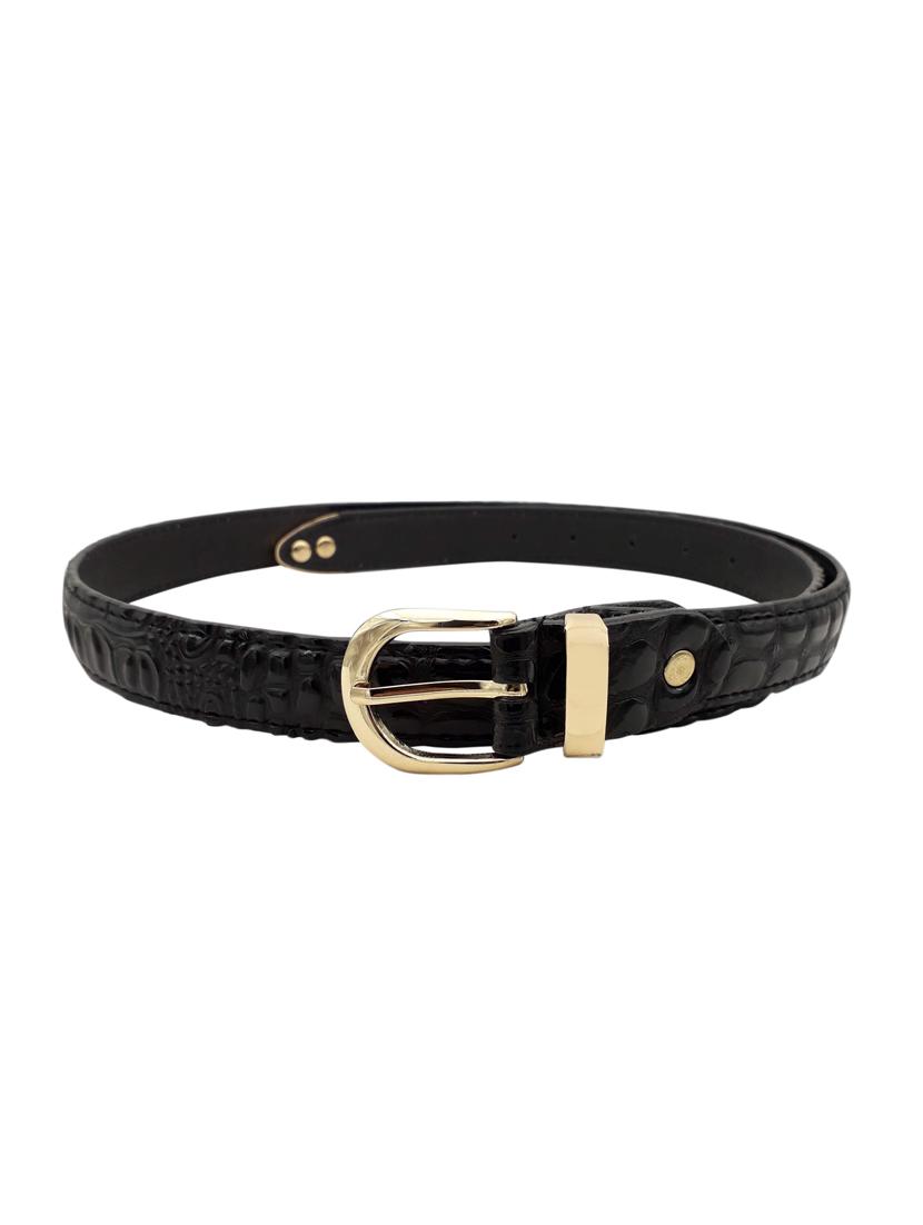 black leatherette (pu belt - 15411500 - Zoom Image - 2