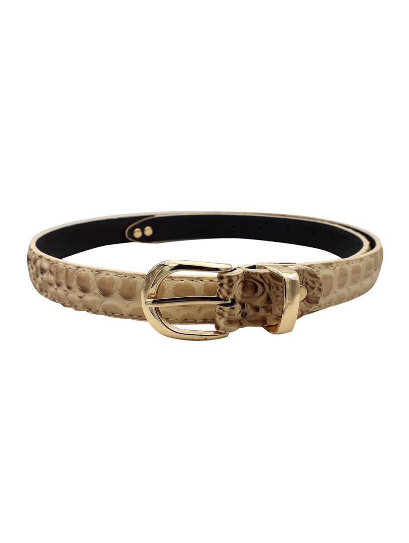 beige leatherette (pu belt - 15411501 - Zoom Image - 2