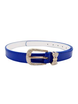 blue leatherette (pu belt - 15411511 - Standard Image - 2