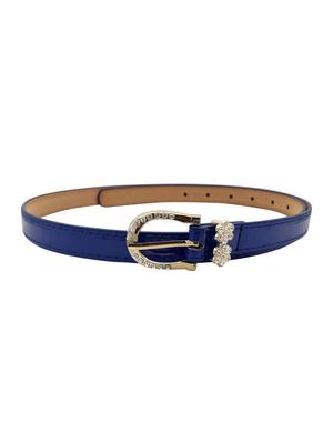 blue leatherette (pu belt - 15411538 - Standard Image - 2