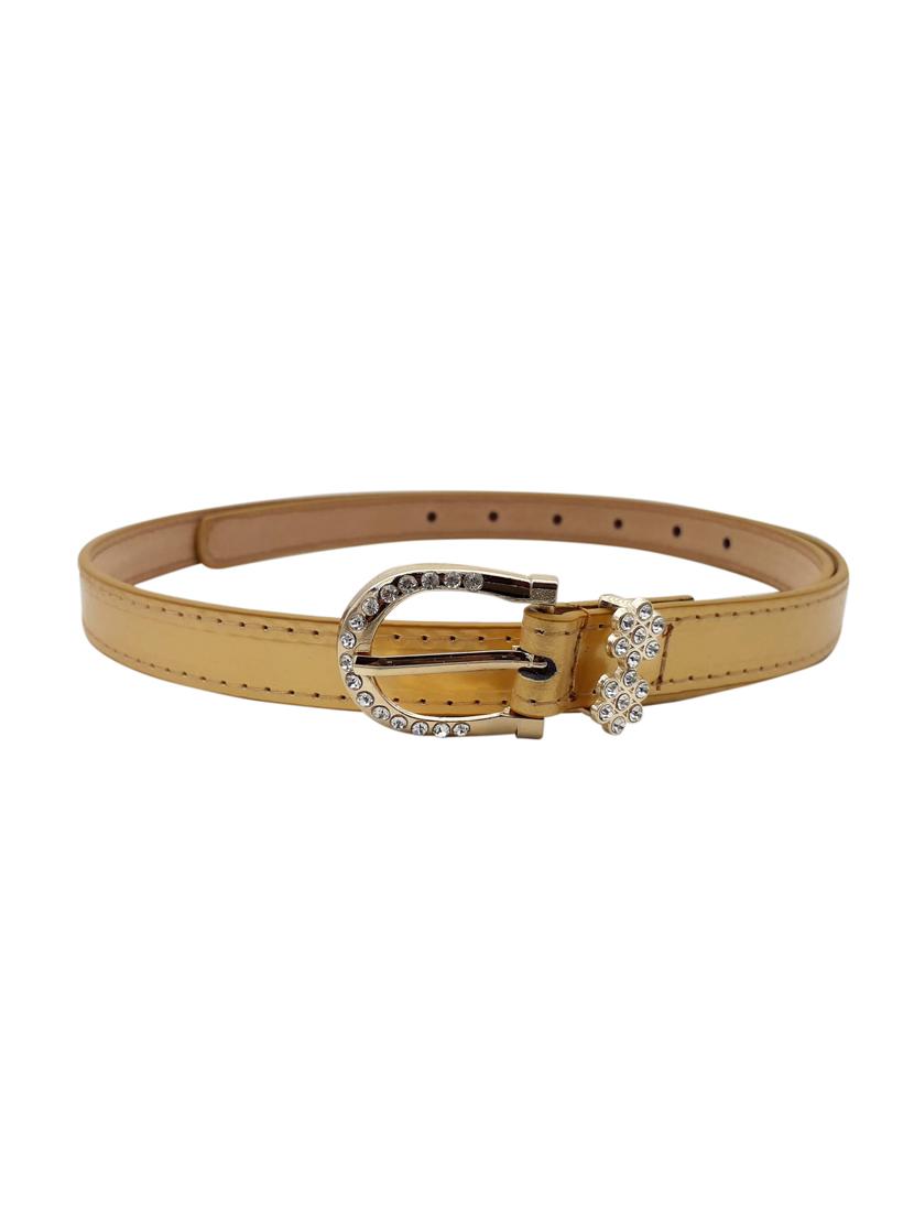 gold leatherette (pu belt - 15411540 - Zoom Image - 2