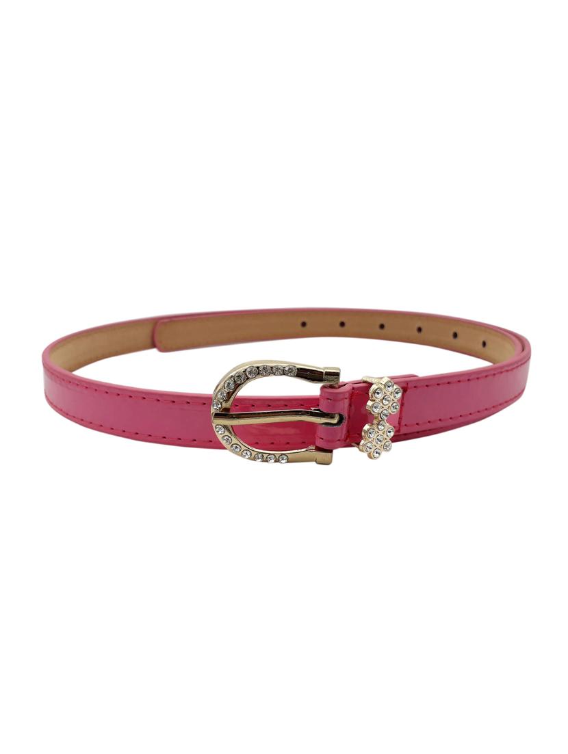 pink leatherette (pu belt - 15411541 - Zoom Image - 2