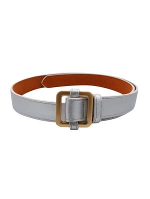 silver leatherette (pu belt - 15411570 - Standard Image - 2