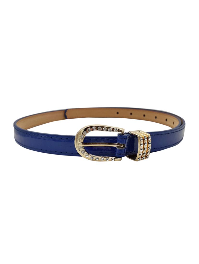 blue leatherette (pu belt - 15411580 - Zoom Image - 2