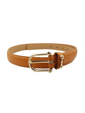 beige leatherette (pu belt - 15411589 - Standard Image - 2