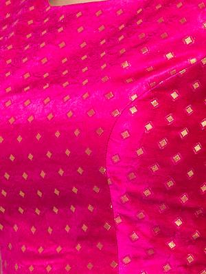 Zari jacquard blouse - 15411599 - Standard Image - 5