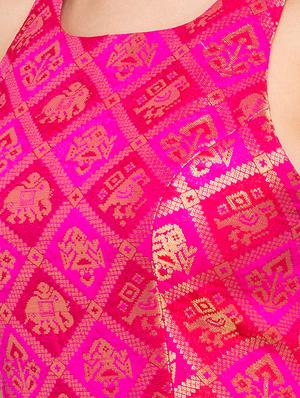 zari embroidered blouse - 15411608 - Standard Image - 5