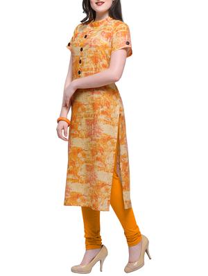 straight abstract print kurta - 15411810 - Standard Image - 2