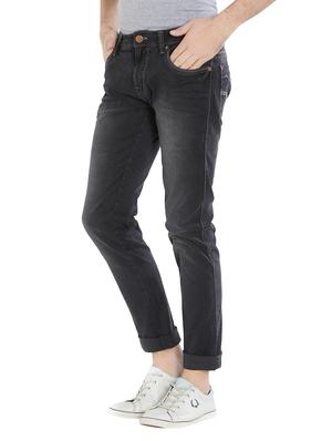 grey cotton washed jeans - 15412040 - Standard Image - 2