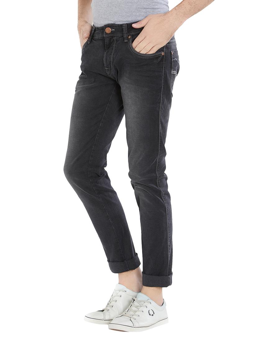 grey cotton washed jeans - 15412040 - Zoom Image - 2