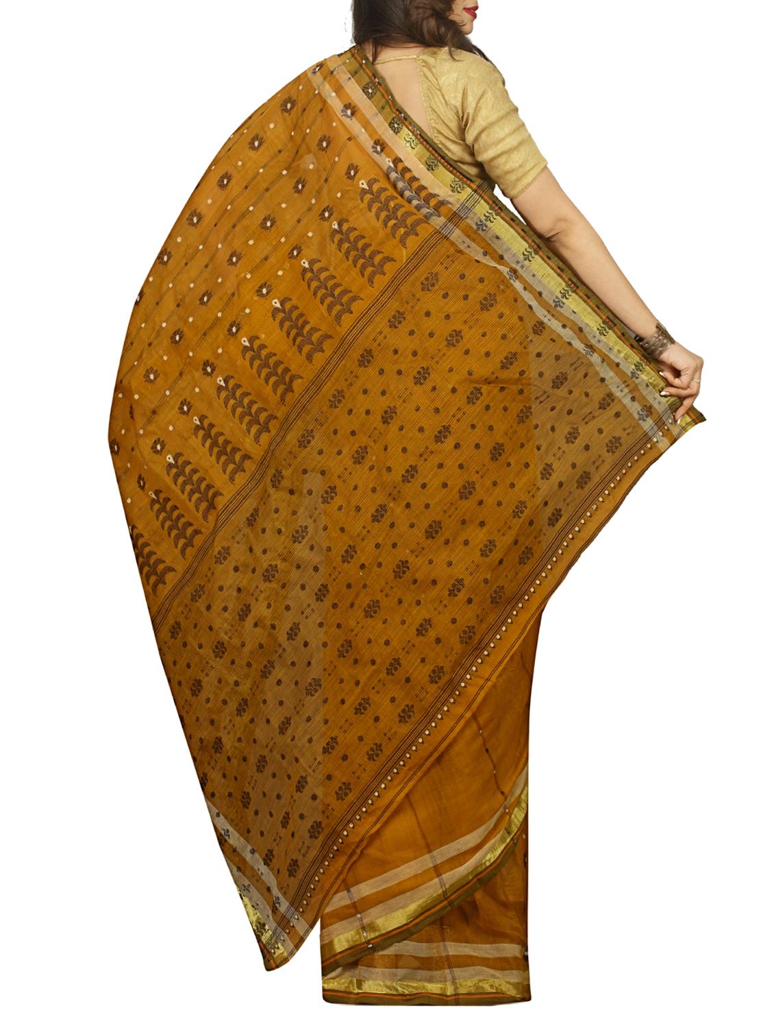 jacquard motif baluchari saree with blouse - 15412288 - Zoom Image - 2