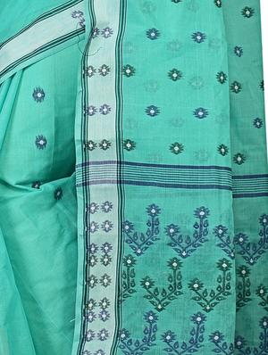 jacquard motif baluchari saree with blouse - 15412307 - Standard Image - 2