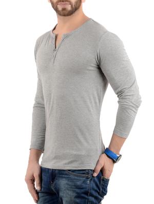 grey cotton t-shirt - 15412604 - Standard Image - 2