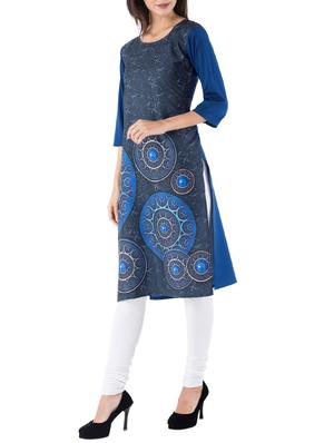 straight Printed kurta - 15412744 - Standard Image - 2