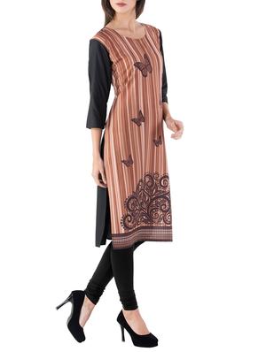 Stripes straight kurta - 15412746 - Standard Image - 2
