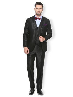 black terry rayon 3 piece suit - 15413074 - Standard Image - 2