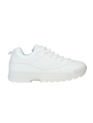white lace-up sneakers - 15413152 - Standard Image - 2