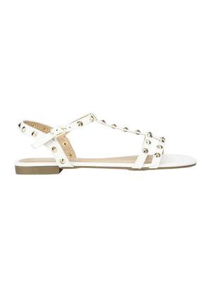 white ankle strap sandals - 15413161 - Standard Image - 2