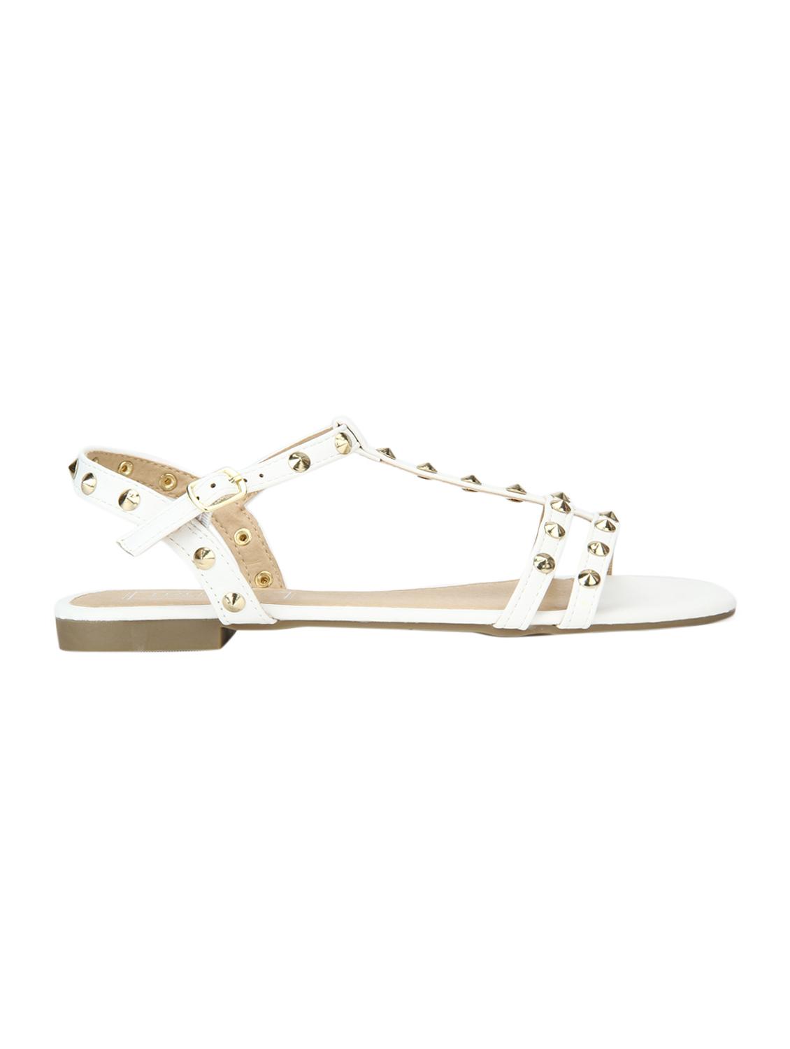 white ankle strap sandals - 15413161 - Zoom Image - 2