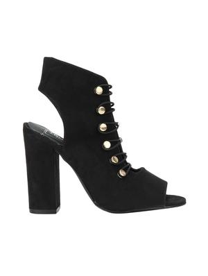 black lace-up sandals - 15413170 - Standard Image - 2