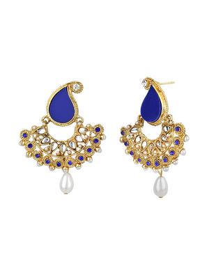 blue drop earrings - 15413243 - Standard Image - 2