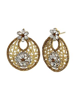 Gold Tone Stone Earrings - 15413284 - Standard Image - 2