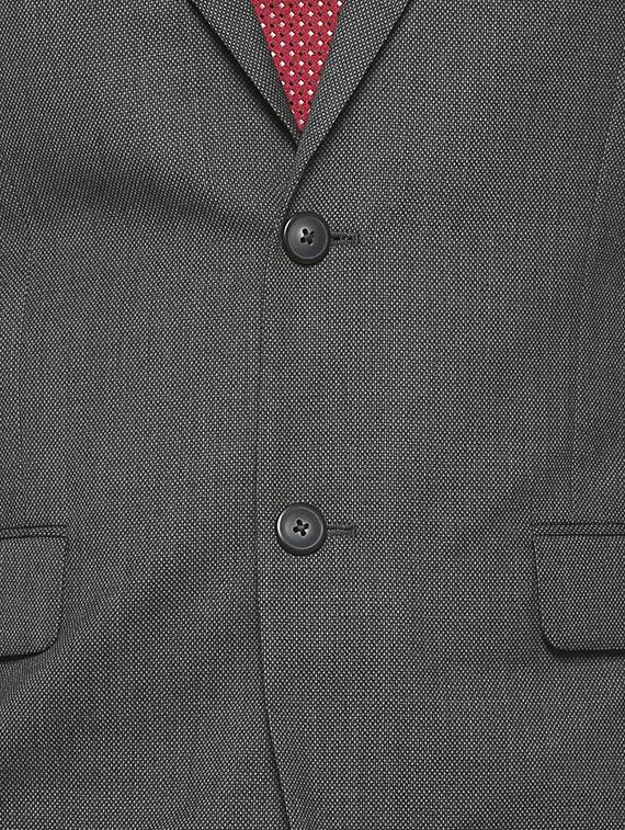 grey polyester single breasted blazer - 15413334 - Zoom Image - 5