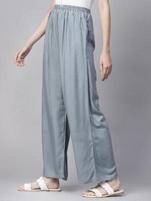 western straight palazzo - 15413407 - Standard Image - 2