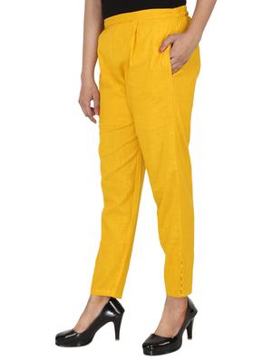button detail pleated trouser - 15414328 - Standard Image - 2