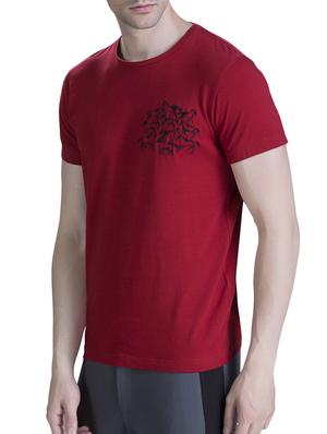 red cotton t-shirt - 15414598 - Standard Image - 2