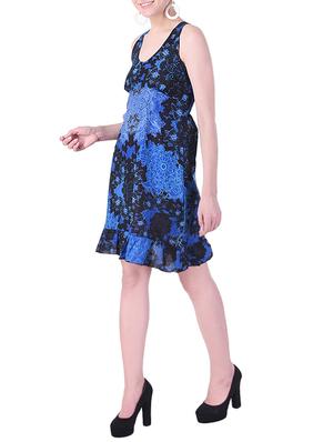 ruffled hem a-line dress - 15414742 - Standard Image - 2