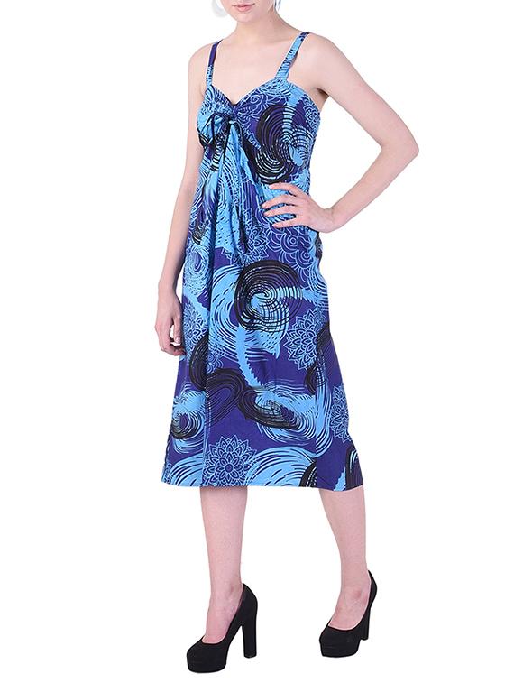 cami neck a-line midi dress - 15414752 - Zoom Image - 2